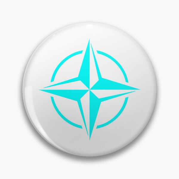 Item preview, Cyan Nautical Compass Star Rose Design designed and sold by pattern-archive.