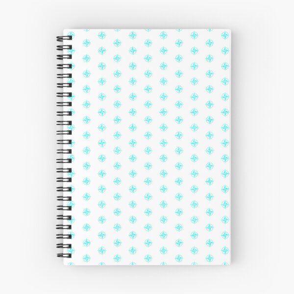 Item preview, Cyan Nautical Compass Star Rose Design designed and sold by pattern-archive.