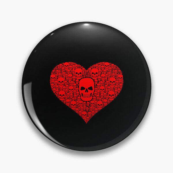 Item preview, Skull heart designed and sold by 4gottenlore.
