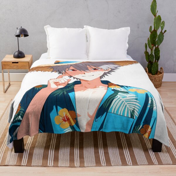 Item preview, Kaworu Nagisa Neon Genesis Evangelion Summer Shirt Beach Mood designed and sold by reinazenka.