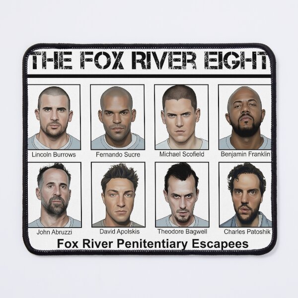 Item preview, The Fox River Eight designed and sold by deathanarchy.