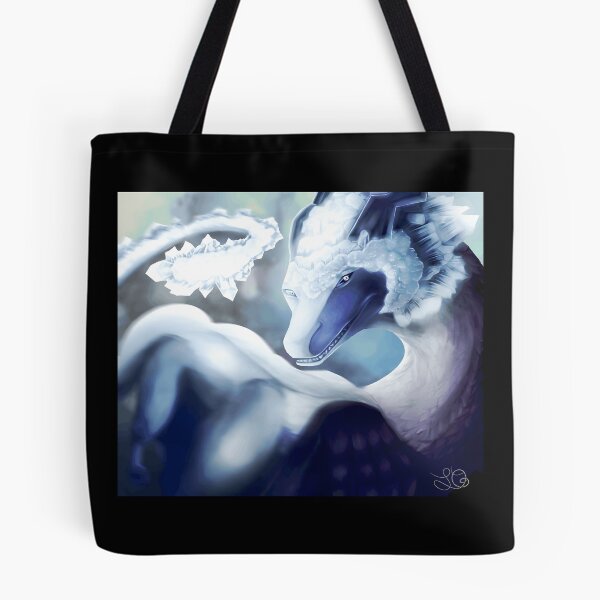 Item preview, Ice Dragon Fantasy Creature Digital Painting designed and sold by elijbclaude.
