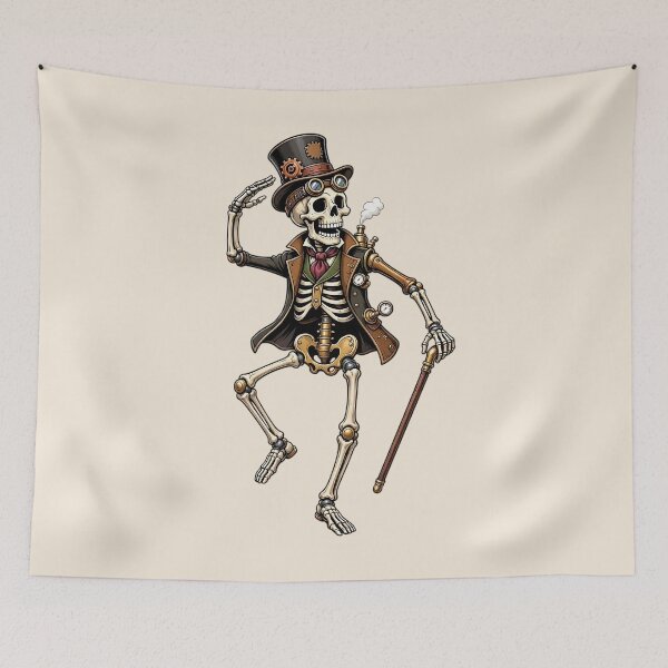 Item preview, Funny Steampunk Dancing Skeleton – Victorian Gentleman designed and sold by SweetLilith.