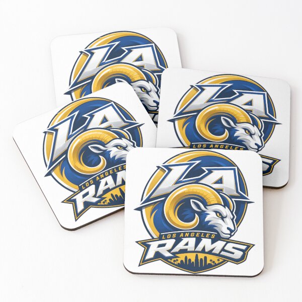 Item preview, Los Angeles Rams Modern Ram Horns Crest Logo designed and sold by elijbclaude.