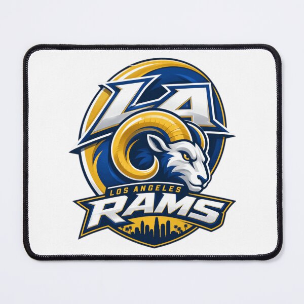 Item preview, Los Angeles Rams Modern Ram Horns Crest Logo designed and sold by elijbclaude.