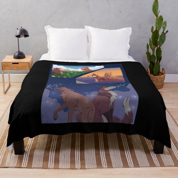 Item preview, Romantic Wolves in Nature Comic Illustration designed and sold by elijbclaude.