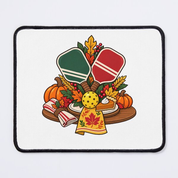 Item preview, Autumn Pickleball Paddles with Pumpkins and Fall Leaves designed and sold by skyartdesign.
