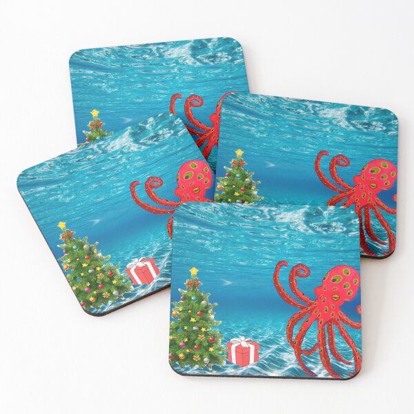 Item preview, Christmas in an Octopus' Garden designed and sold by Little Mom's Art Shop.