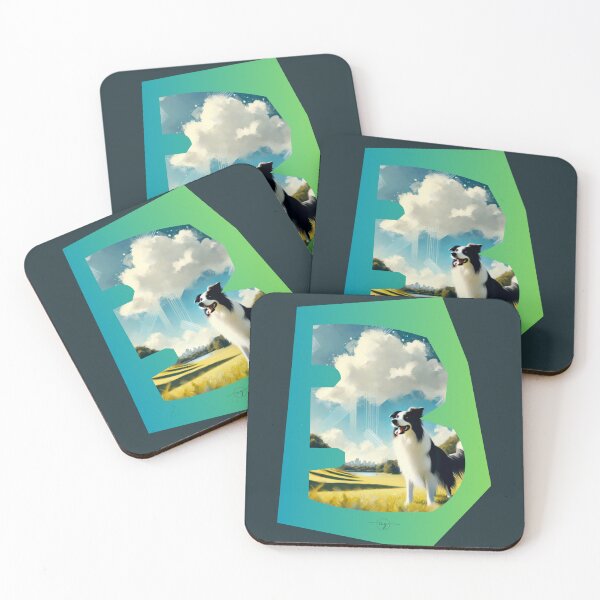 Item preview, B Is for Border Collie — Sunny Meadow Dog Art designed and sold by keblack.