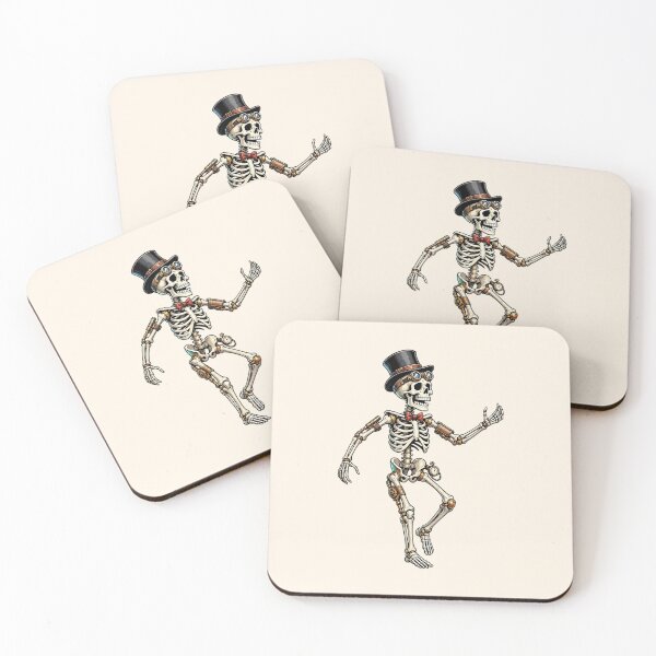 Item preview,  Funny Steampunk Dancing Skeleton – Victorian Gentleman designed and sold by SweetLilith.