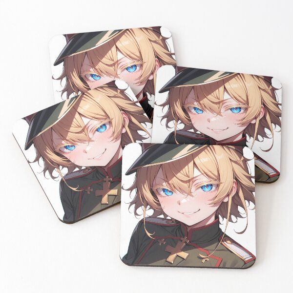 Item preview, Tanya Degurechaff Saga Tanya Evil Cap Smirk Calm Portrait designed and sold by reinazenka.