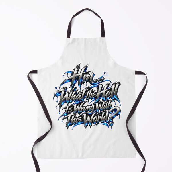Item preview, What the Hell Is Wrong With This World – Electric Chrome Graffiti designed and sold by DansCreations42.
