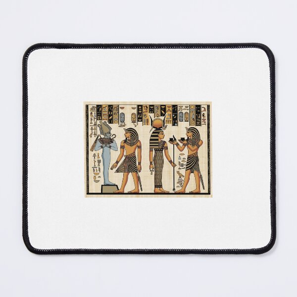 Item preview, Ritual offering scene involving ancient Egyptian deities and Royal figures designed and sold by ProofChalice721.