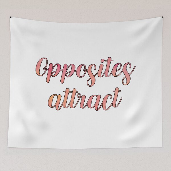 Item preview, opposites attract law of attraction designed and sold by untagged-shop.