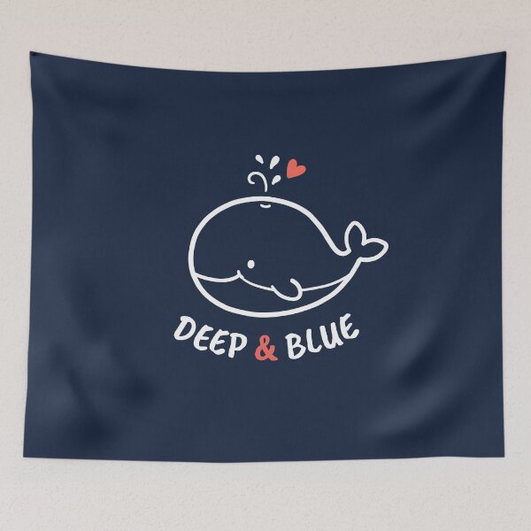 Item preview, Deep & Blue Whale – Ocean Wonders Majestic Marine Life Design designed and sold by Sea Gem.