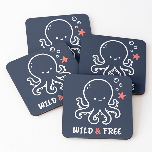 Item preview, Wild & Free Octopus – Ocean Wonders Marine Life Design designed and sold by Sea Gem.