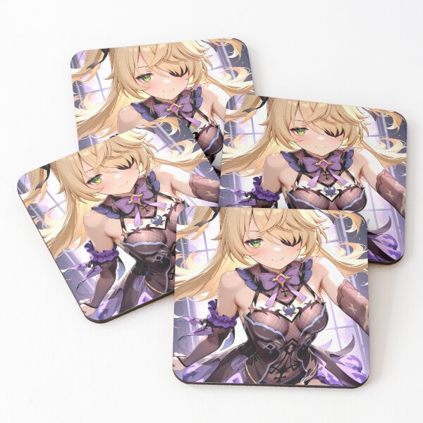 Item preview, Fischl Genshin Impact Bright Cathedral Playful Purple designed and sold by reinazenka.