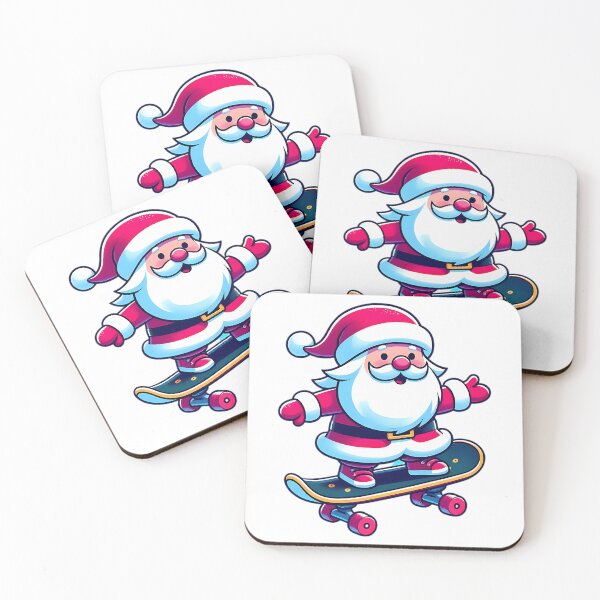 Item preview, Cool Skating Santa designed and sold by lunsfor-danille.
