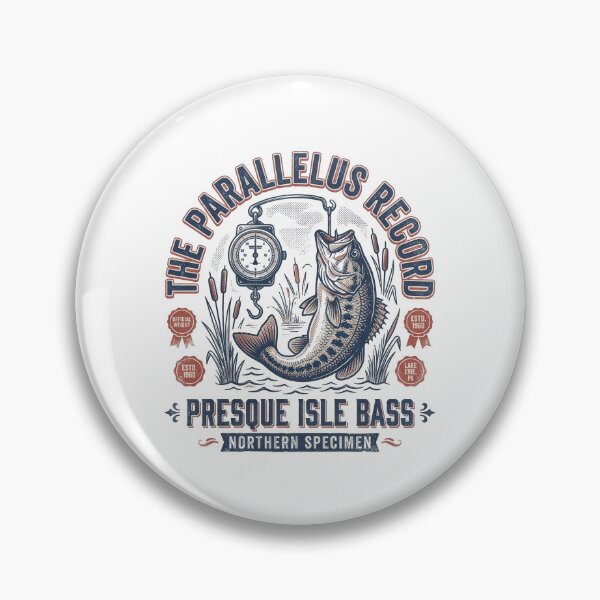 Item preview, Vintage Presque Isle Bass Lake Erie Graphic designed and sold by NobleCast .