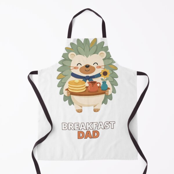 Item preview, Breakfast Dad Hedgehog Pancakes Fathers Day designed and sold by ThreeFlyingAces.
