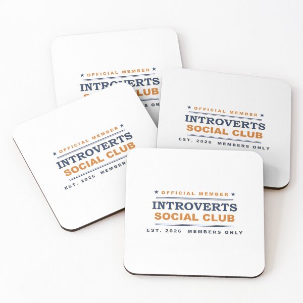 Item preview, Introverts Social Club Retro Funny Shirt designed and sold by Alphakenon.
