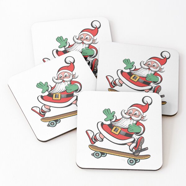 Item preview, Santa Claus Skating designed and sold by lunsfor-danille.