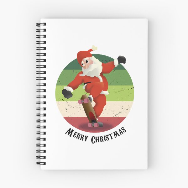 Item preview, Santa Riding His Skate Vintage designed and sold by lunsfor-danille.