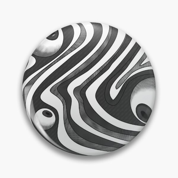 Item preview, Eyes and waves -Black and White- designed and sold by Houst-cn.