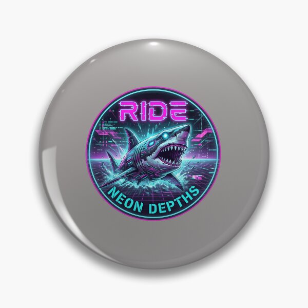 Item preview, Shark Attack Thriller Ride Emblem Graphic-85 designed and sold by sattlereppie.