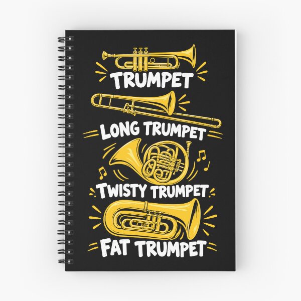 Item preview, Funny Brass Instruments Trumpet Trombone French Horn Tuba designed and sold by roni-harbor.
