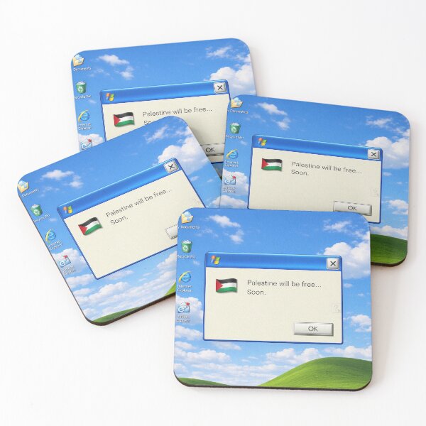 Item preview, Palestine Will Be Free Soon – Retro Windows XP Nostalgia designed and sold by Tee-Show.