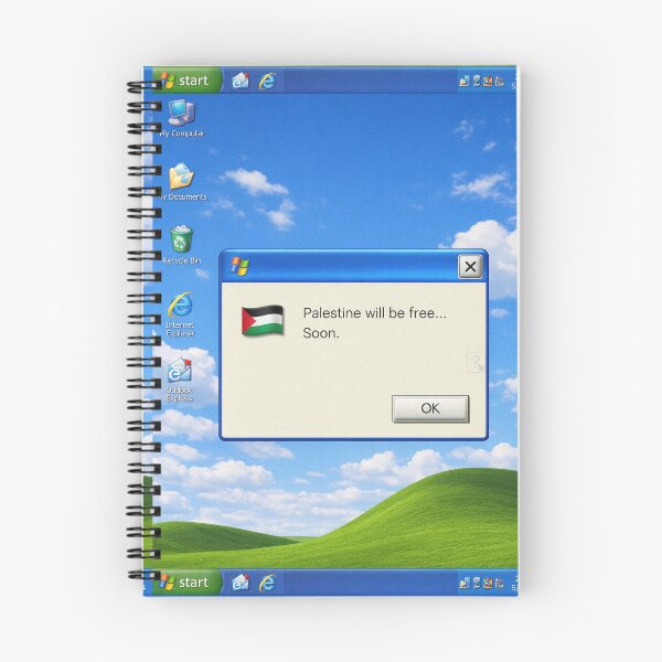 Item preview, Palestine Will Be Free Soon – Retro Windows XP Nostalgia designed and sold by Tee-Show.