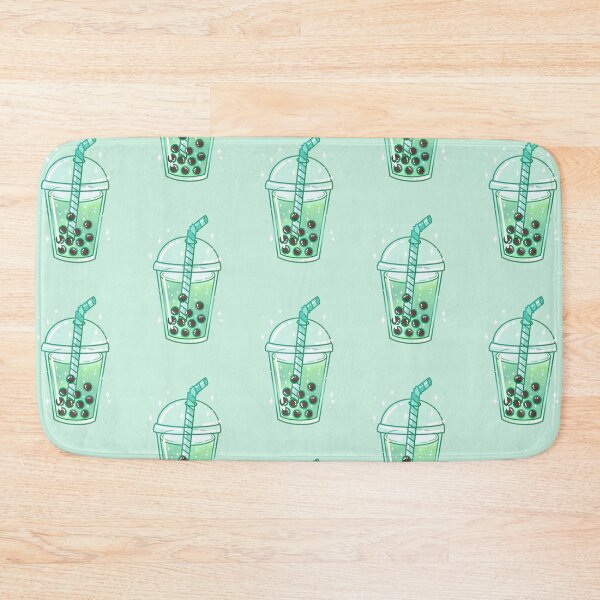 Item preview, Kawaii Green Tea Matcha Boba Bubble Tea designed and sold by Super Neon Pixels .
