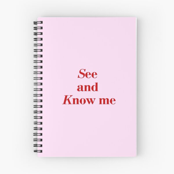 Item preview, (Red) See and Know Me Typography Art designed and sold by r-wan-design.