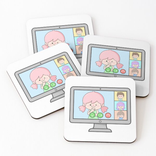 Item preview, Online Team Meeting on Computer Screen designed and sold by nuchz.