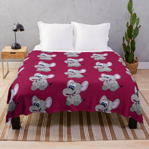Item preview, Cute Kawaii Baby Elephant Eating Peanut - Adorable Cozy Critter Cartoon designed and sold by CozyCritters8.