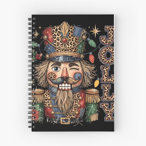 Item preview, Jolly Patchwork Nutcracker with Leopard Print and Christmas Lights designed and sold by haitrieuic96.