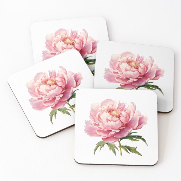 Item preview, Pink Peony | Elegant Floral Aesthetic Art designed and sold by Mandayartstudio.