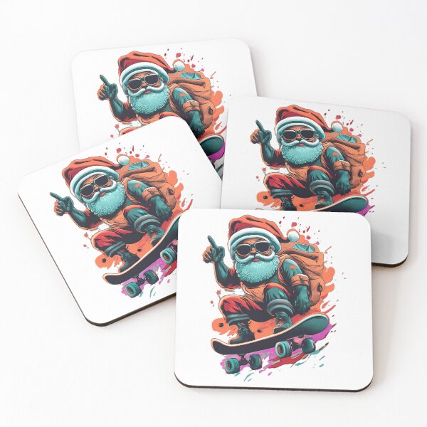 Item preview, Santa'S Second Love Skateboarding designed and sold by lunsfor-danille.