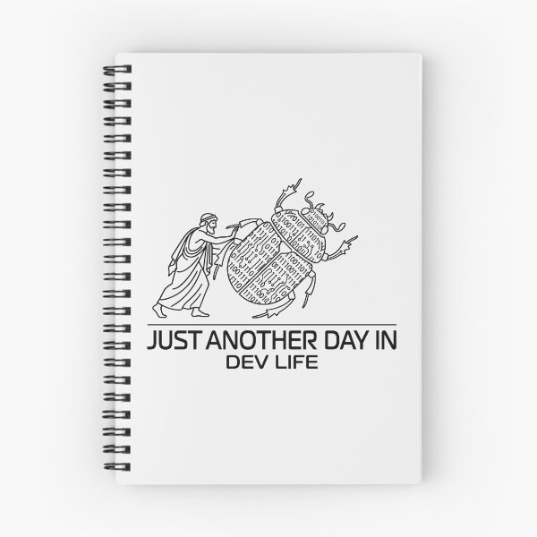 Item preview, Cyber Sisyphus Pushing Giant Bug Developer Life Art designed and sold by pattman.
