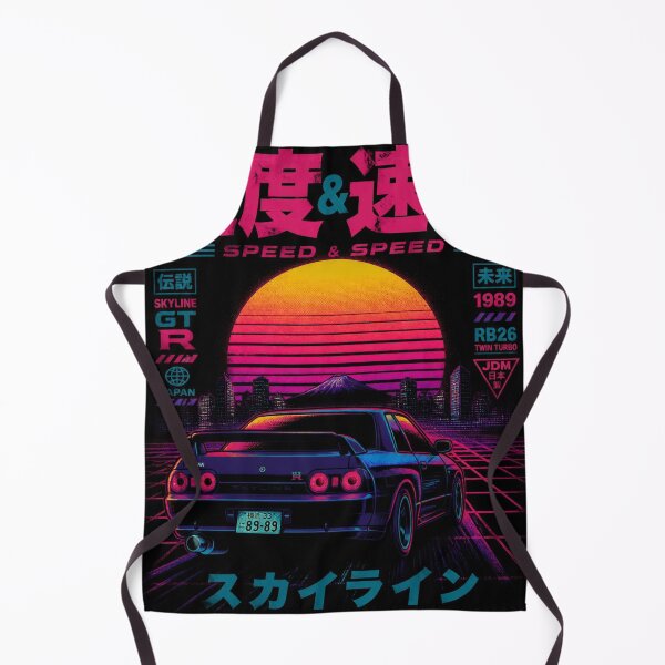 Item preview, DRIFT Japanese Synthwave Street Racing Retro Neon Car designed and sold by Aura Craft Co..
