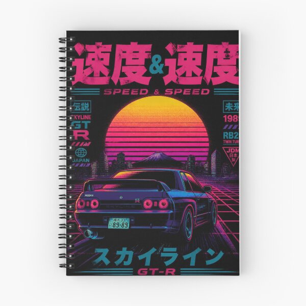 Item preview, DRIFT Japanese Synthwave Street Racing Retro Neon Car designed and sold by Aura Craft Co..