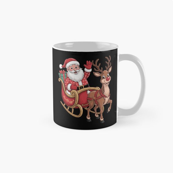 Item preview, Santa Sleigh and Reindeer with Christmas Presents designed and sold by haitrieuic96.