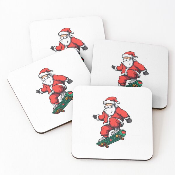 Item preview, Skater Santa On A Holiday Ride designed and sold by lunsfor-danille.