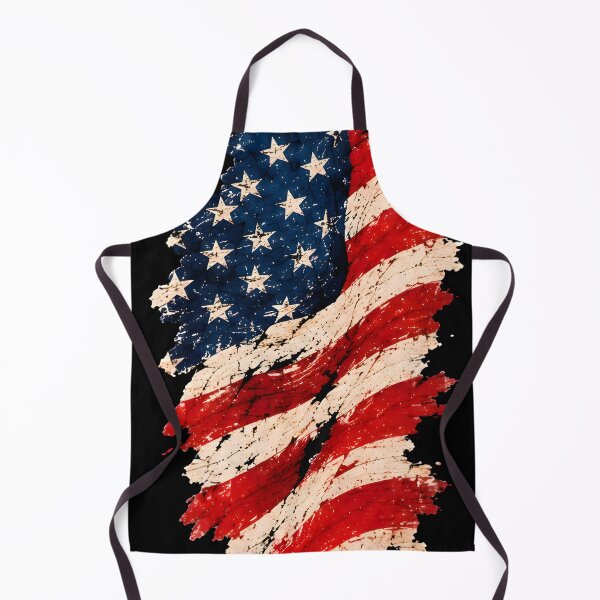 Item preview, Distressed American Flag Brush Stroke Art designed and sold by PreeCha Art & Co..