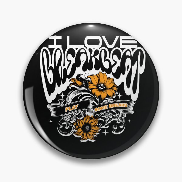 Artikelvorschau, BREAKBEAT - I love Floral Breaks (White) entworfen und verkauft von Discothreadz.