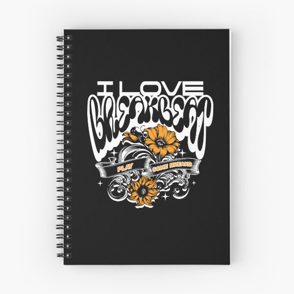 Item preview, BREAKBEAT - I love Floral Breaks (White) designed and sold by Discothreadz.