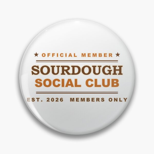 Item preview, Sourdough Social Club Retro Funny Shirt designed and sold by Alphakenon.