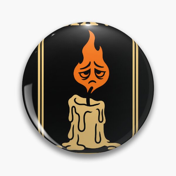Item preview, The Burnout Tarot Card Melted Candle Funny designed and sold by LiberOccultis.