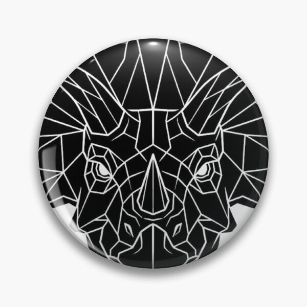 Item preview, Geometric Triceratops Line Art Graphic Illustration designed and sold by Alojaen5.